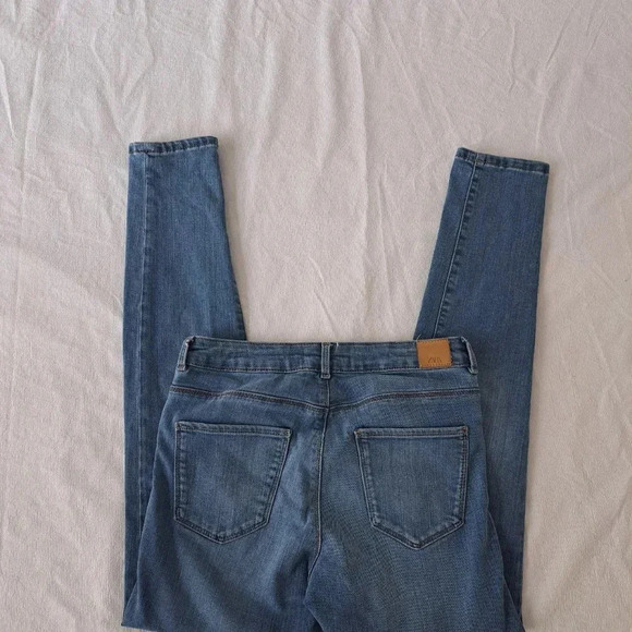 ZARA KIDS BLUE SKINNY JEANS 11-12 - Picture 2 of 5